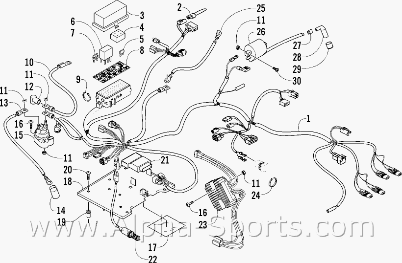 AC ATV Arctic Cat Parts Catalog - Alpha Sports OEM Parts Diagrams